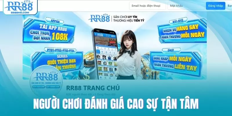 Người chơi đánh giá cao về sự tận tâm của đội ngũ